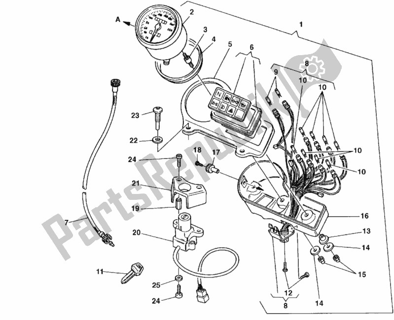 Todas las partes para Metro de Ducati Monster 750 USA 1999